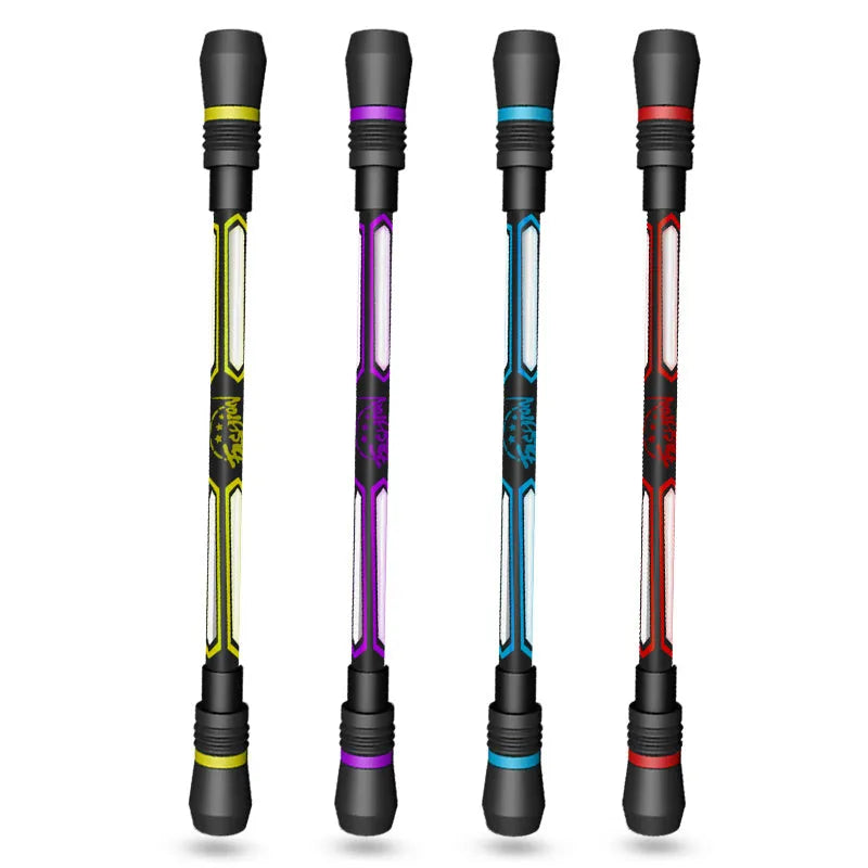 Frosted silica gel anti-slip rotary pen with 0.35mm tip shown in random colour