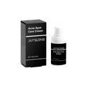 15g container of mild acne cream with tea tree oil and aloe for spot-prone skin