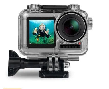 Sports camera diving shell acrylic waterproof housing rated to 61 metres depth