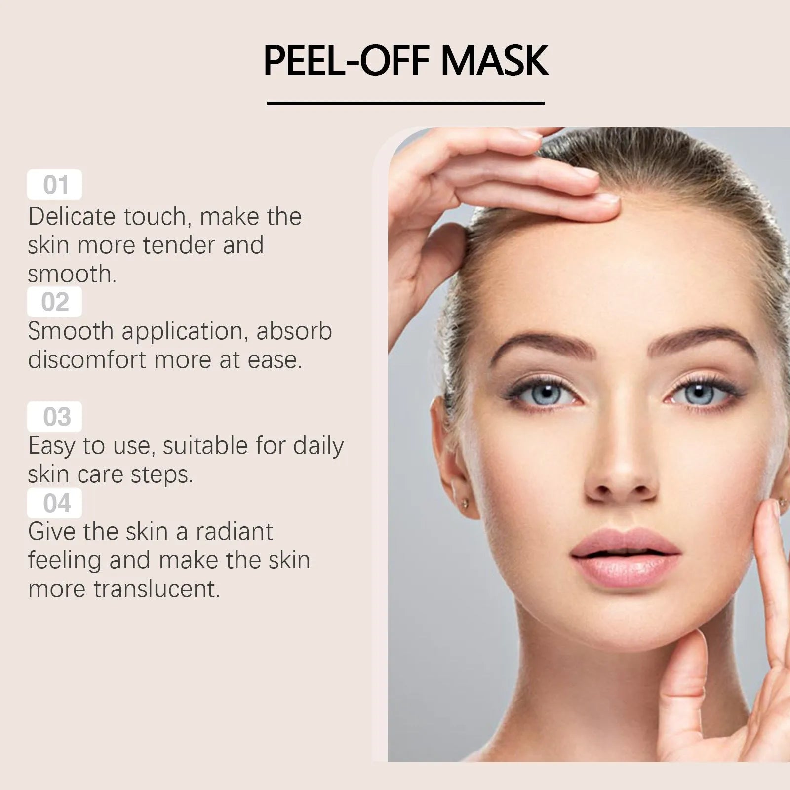 Single pack of 80g collagen and bee venom hydrating sheet mask