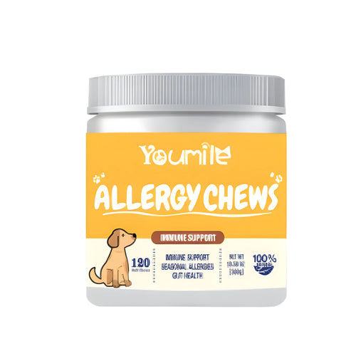 Bottle of Anti Allergic Chewing 120 capsules supplement for allergy support
