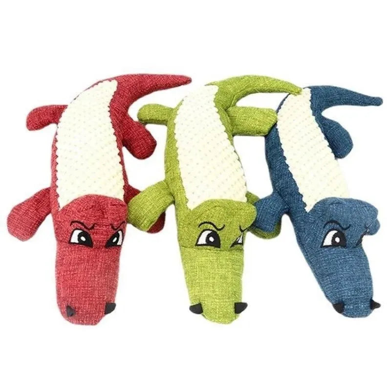 Blue corn-shaped plush pet toy with grid texture for cats and dogs biting