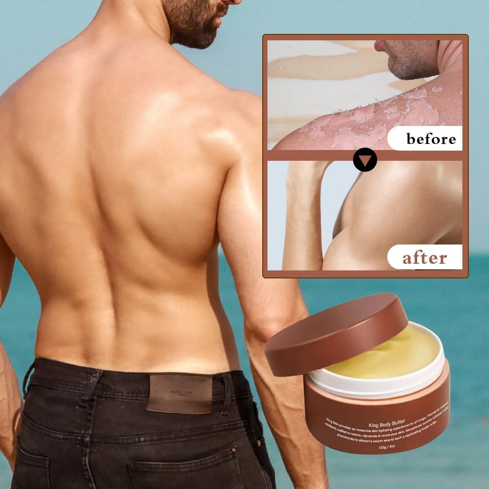 120g body moisturiser cream for dry skin hydration and relief
