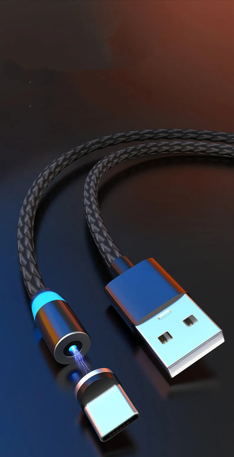 Magnetic data cable with 1m and 2m options, USB Lightning Micro USB TYPE-C