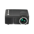 Sida SD30 compact children projector in black on table with USB cable and remote control