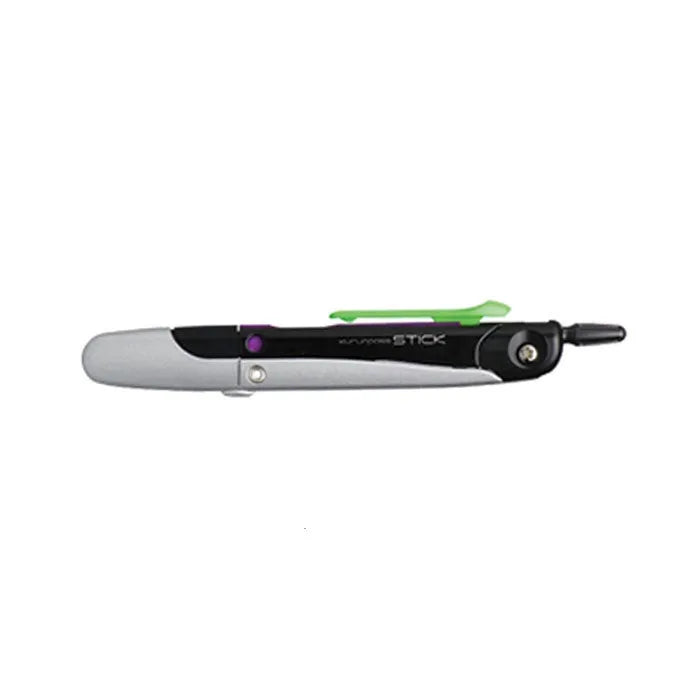 Automatic compass drawing pen with protective cover, 122mm compact design, converts to 0.5mm mechanical pencil