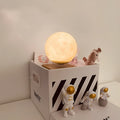 Maglev levitating planet night light with LED illumination and floating display