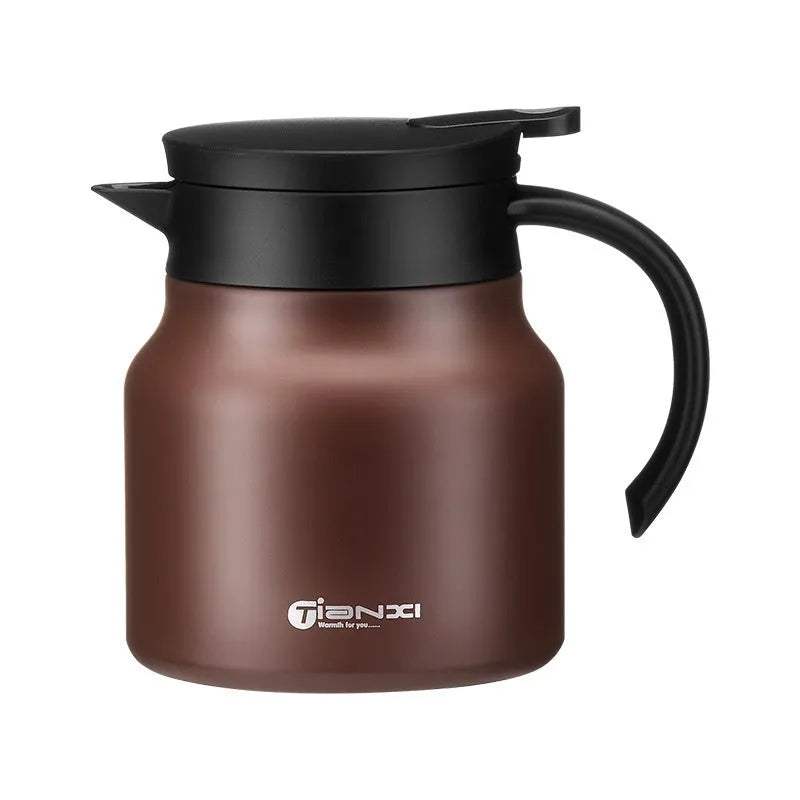 800ml ceramic teapot kettle with tea water separation, braised teapot style in black or brown