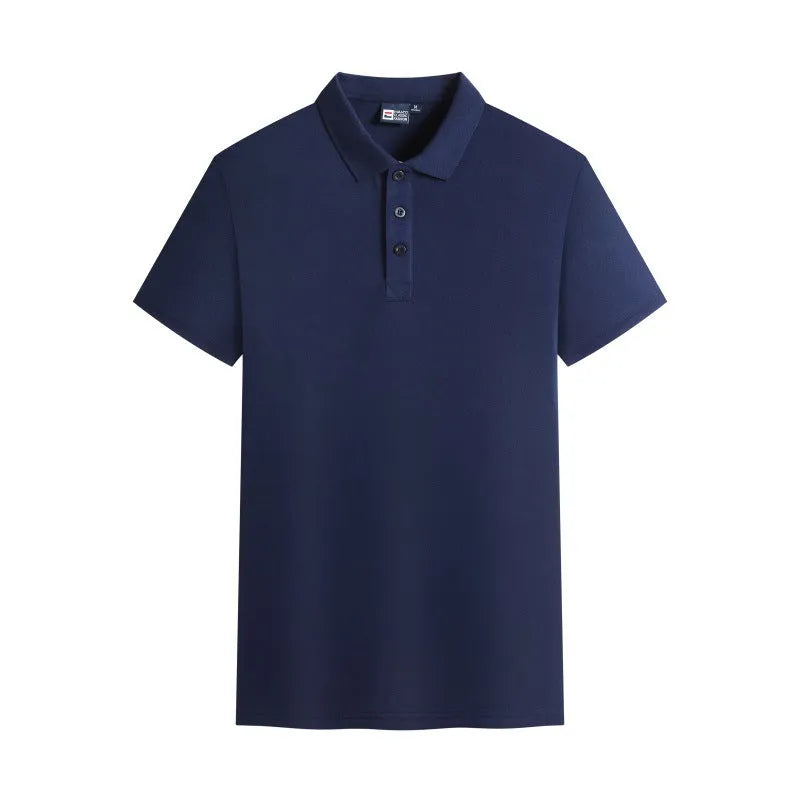Combed cotton short sleeve t-shirt in solid colour with asymmetric design, available in ten colours for summer leisure.