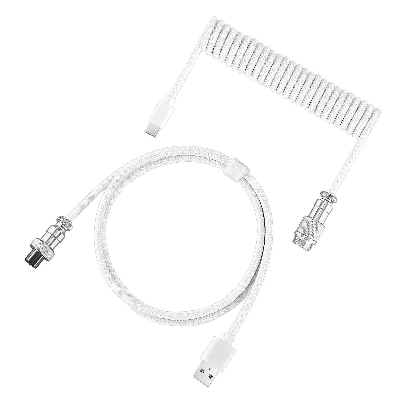 Aerial plug keyboard USB cable 3m in multiple colour options for mechanical keyboards