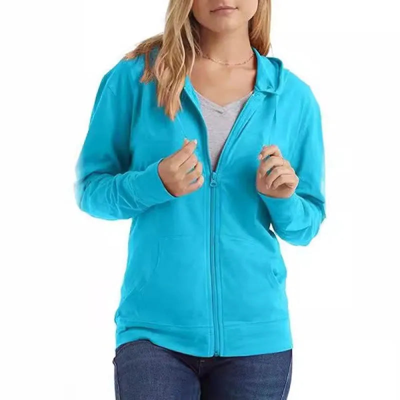 Loose fit solid colour sports hoodie in polyester shown in multiple colour options
