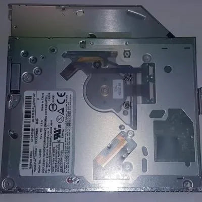 Silver MacBook Pro 13-inch SATA optical drive replacement measuring 128x128x9.5mm