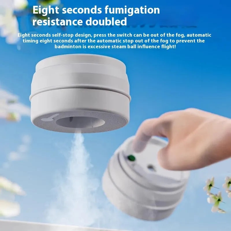 Rechargeable badminton globe digester steamer with 8-second self-stop, 5V USB, 3.8 x 6.5cm