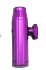 Aluminium alloy cigarette holder with flat bullet tip in seven colour options.