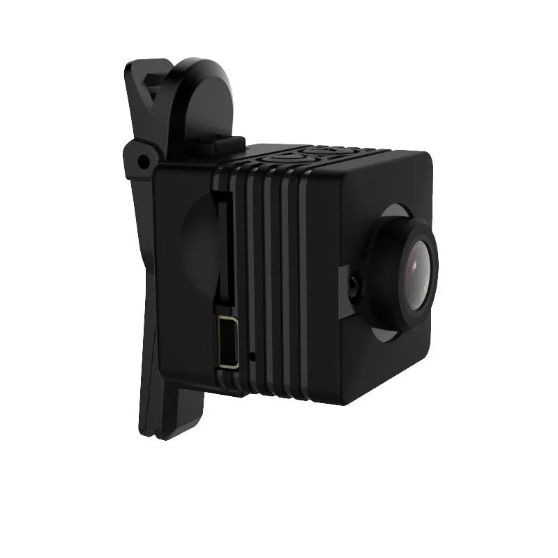 SQ12 Mini Camera HD 1080P waterproof night vision camcorder in black plastic body