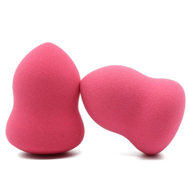 Pink hydrophilic non-latex makeup foundation sponge cosmetic puff 4x4x5.6 cm