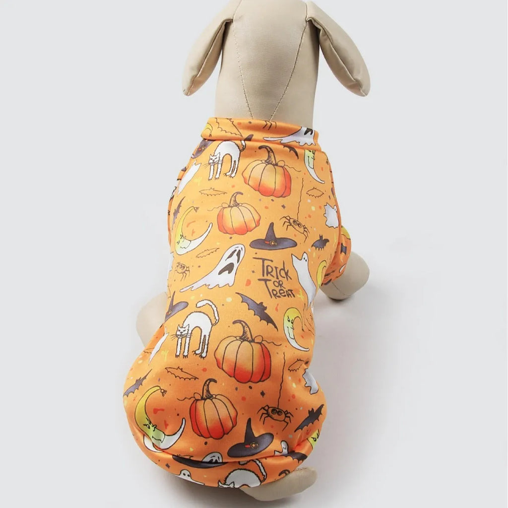 Wansheng fleece-lined dog sweater and triangle scarf set in multiple colour options for autumn and winter wear