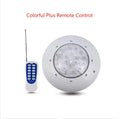 Round plastic wall-mounted underwater lamp 280mm diameter IP68 with RGB lighting