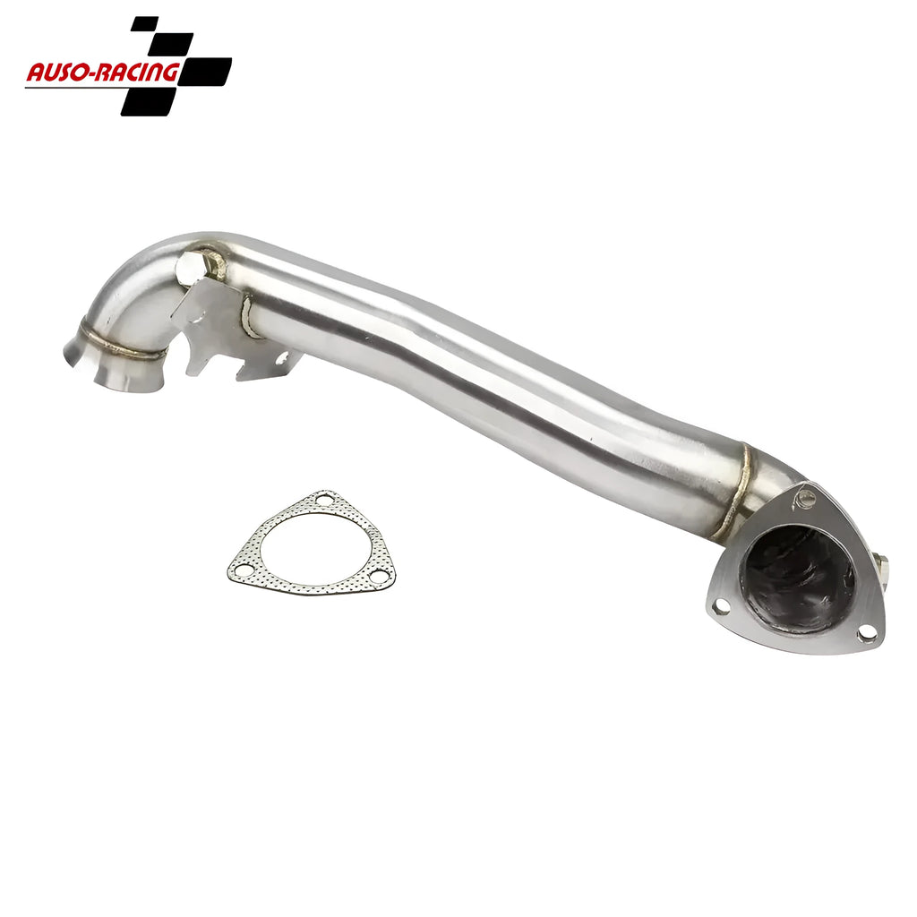 Stainless steel exhaust pipe for Mini Cooper R55-R61 1.6 Turbo 2007-2016, silver finish
