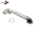 Stainless steel exhaust pipe for Mini Cooper R55-R61 1.6 Turbo 2007-2016, silver finish