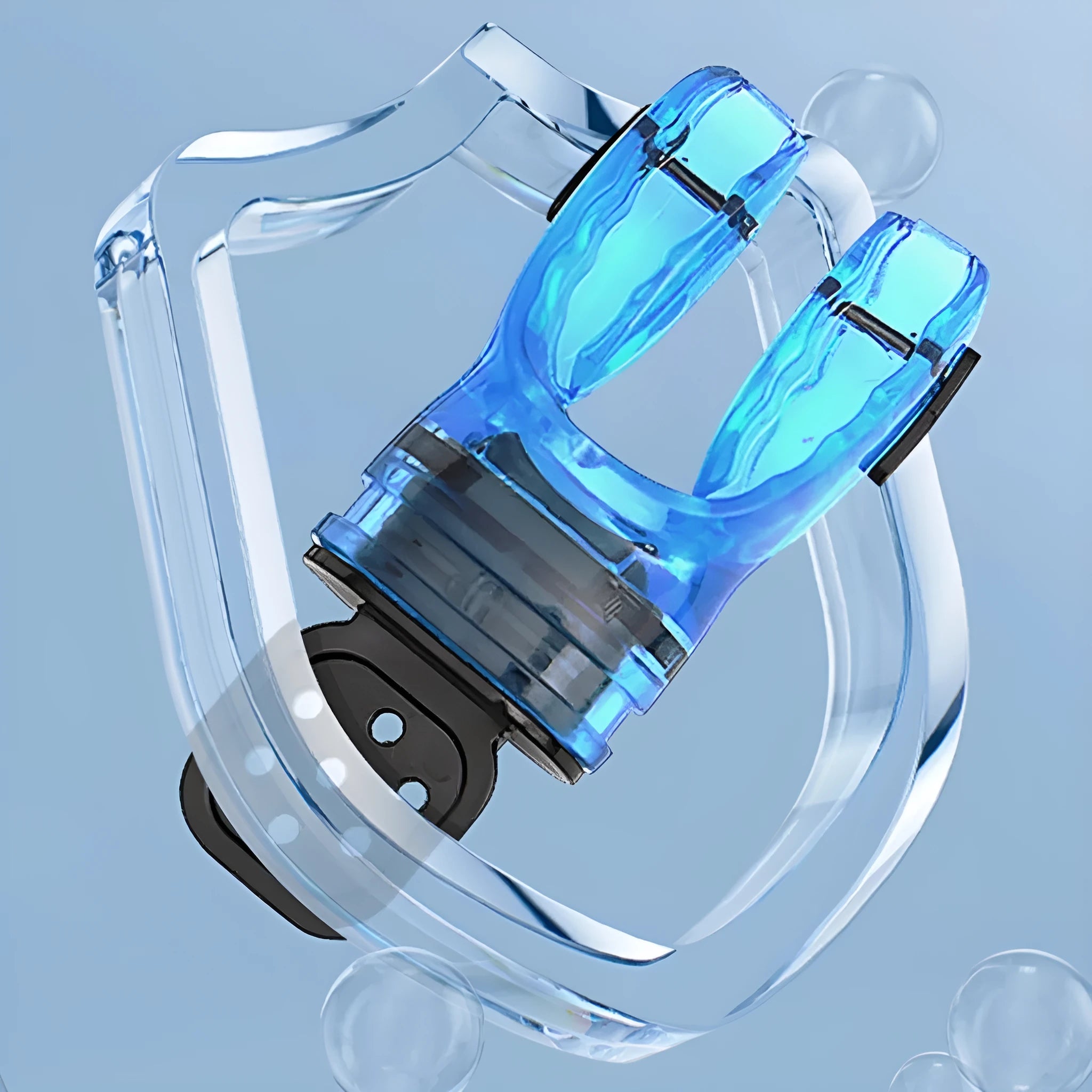 Plastic-free edible silicone diving mouthpiece in multiple colours with 110mm length for scuba diving and snorkelling
