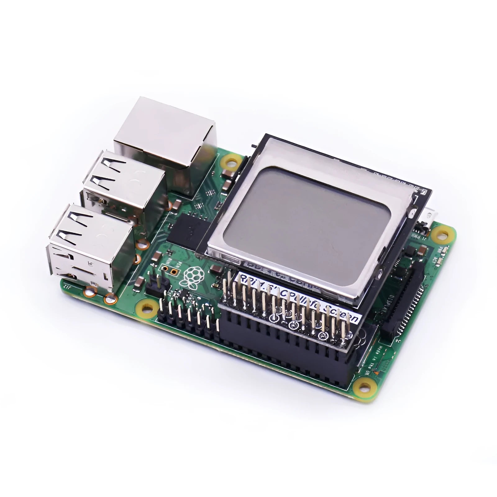1.6 inch LCD display module for Raspberry Pi with a physical backlight switch on the side