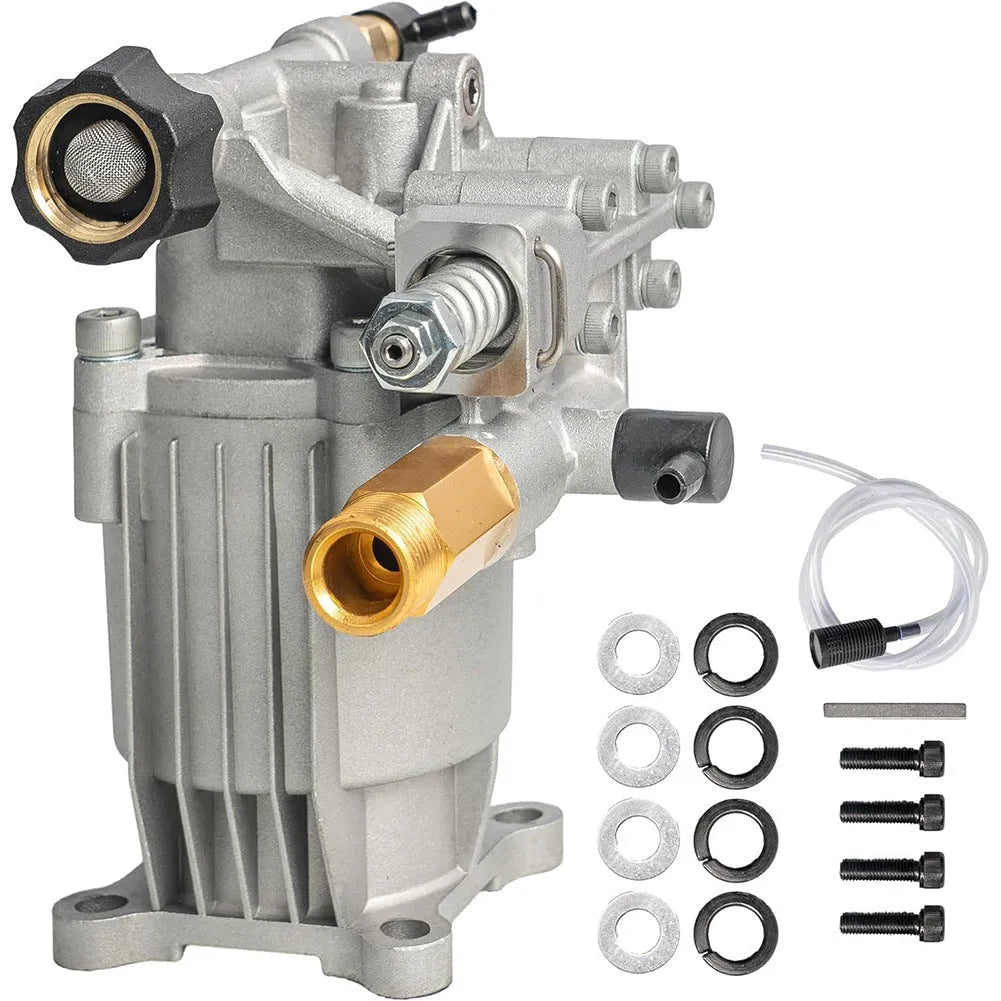 P170 cast aluminium swash plate pump cleaning machine accessory in white finish