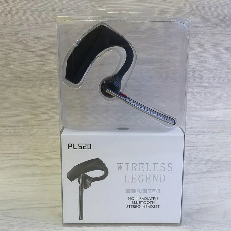Black on-ear Bluetooth sports headphones with a USB charging cable on a plain background.