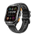 X5 smart watch in black with AMOLED display showing health metrics on wrist