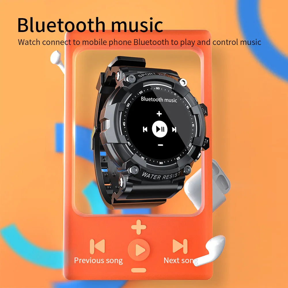 ATTACK 3 IP67 waterproof smart Bluetooth sports watch with round colour screen
