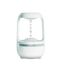 Anti gravity water drop backflow humidifier 500ml ABS USB white colour 133mm height