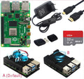 Raspberry Pi 4B onboard development kit with 2GB, 4GB, or 8GB RAM option and EU plug