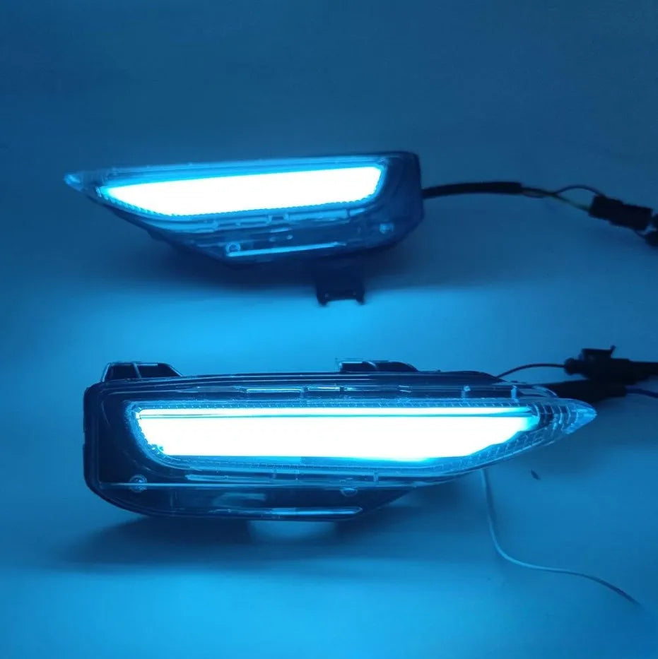 Infiniti Q50 Q70 front bumper LED daytime running and turn signal light with ABS housing