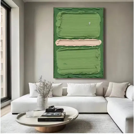 Canvas wall art print, painting core with 0.5cm white edge, modern simple style for bedroom, 40x60cm or 50x75cm