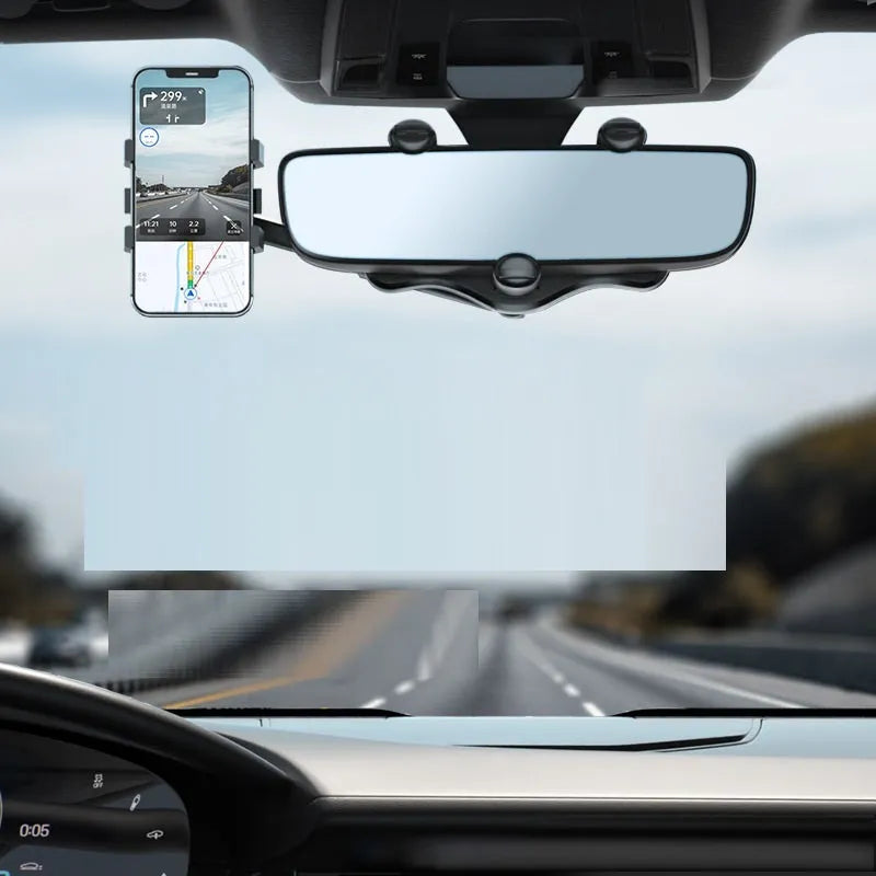Adjustable left-right rotation vehicle navigation bracket in multiple colour options