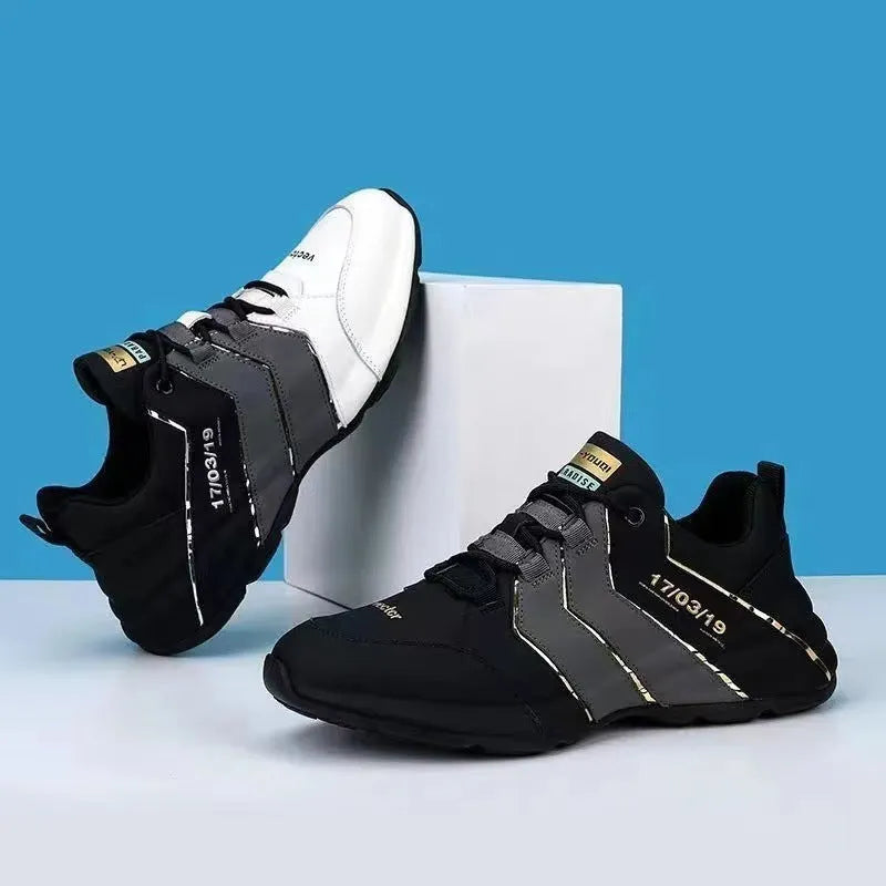 Teenagers' casual low-top sneakers with thick plastic sole and mesh lining in grey colour
