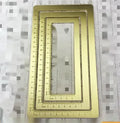 Solid brass calligraphy paper weight set with imitation ring and trumpet shapes for traditional painting