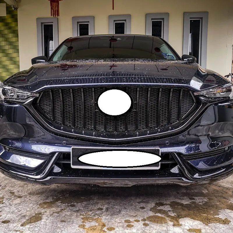 Mazda CX5 second-generation modified GT sports air intake grille in silver and black styles.