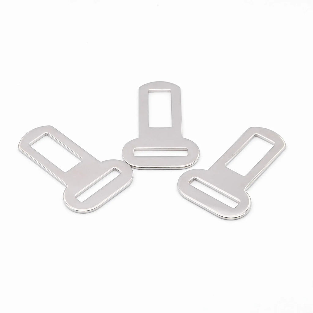 26mm silver metal pet leash buckle with safety latch mechanism