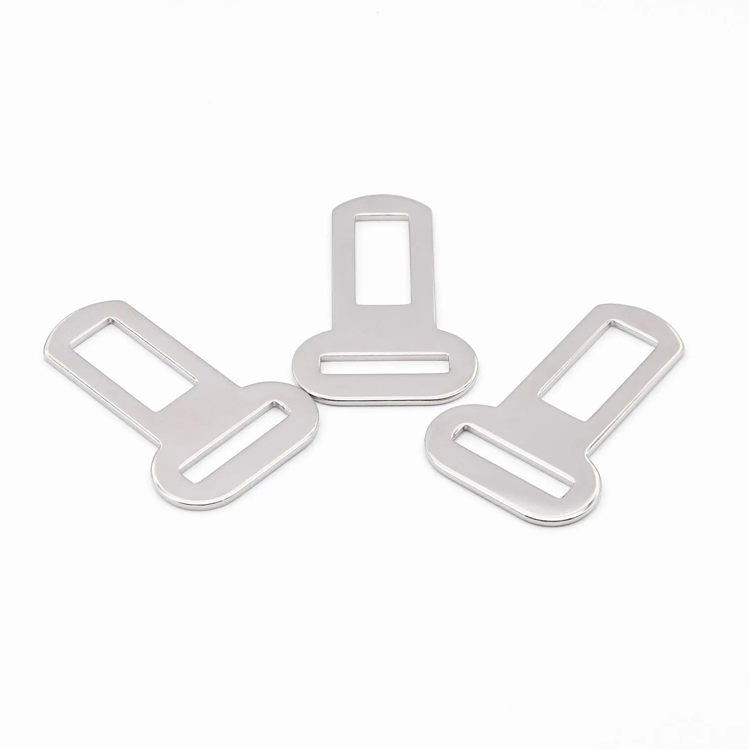 26mm silver metal pet leash buckle with safety latch mechanism