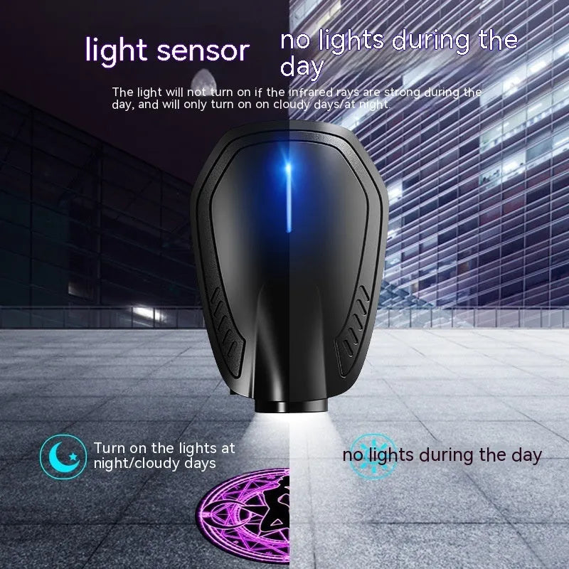 Bright Black car interior laser projector ambient light with USB power cable