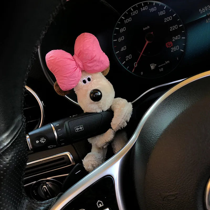 Cotton car dashboard decoration doll in cartoon animal design for pet and child safety