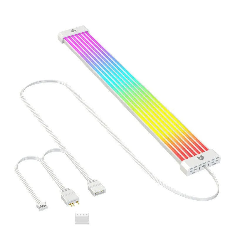 AL300 white LED light bar for PC chassis with 44 lamp beads and 600mm wire length