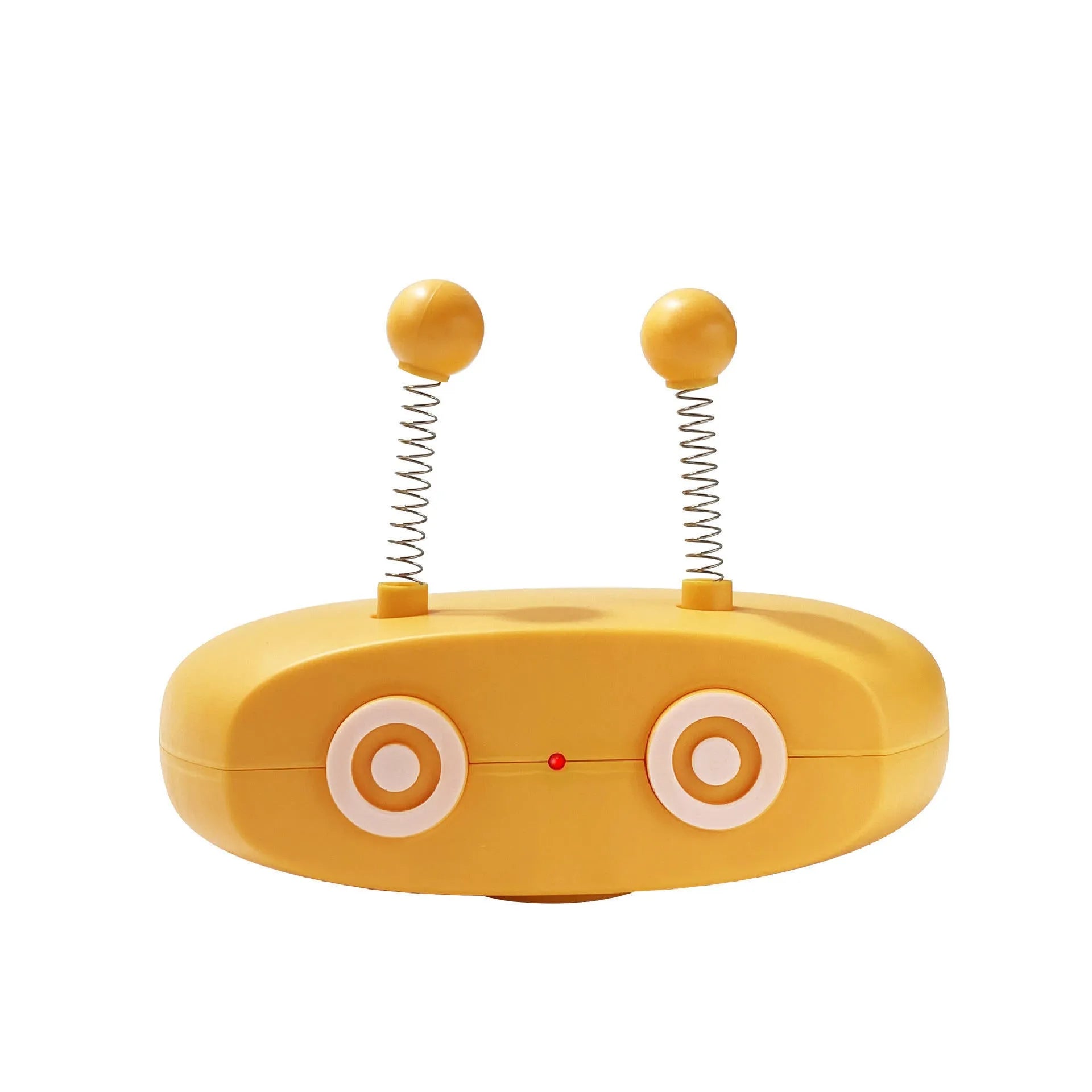 Electric cat interactive toy robot in blue with wagging tail and pointer cat toy