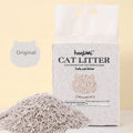 Tofu cat litter 6L green tea 4.6kg bag, plant-based soybean curd residue litter, 20cm x 6cm x 38cm pack