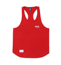 Men's cotton fitness vest in multiple colours for summer running and training