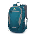 30-litre nylon waterproof backpack in dark green colour with air pillow straps.