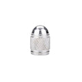 Aluminium mountain bike tyre valve cap in choice of five colours for Schrader valves