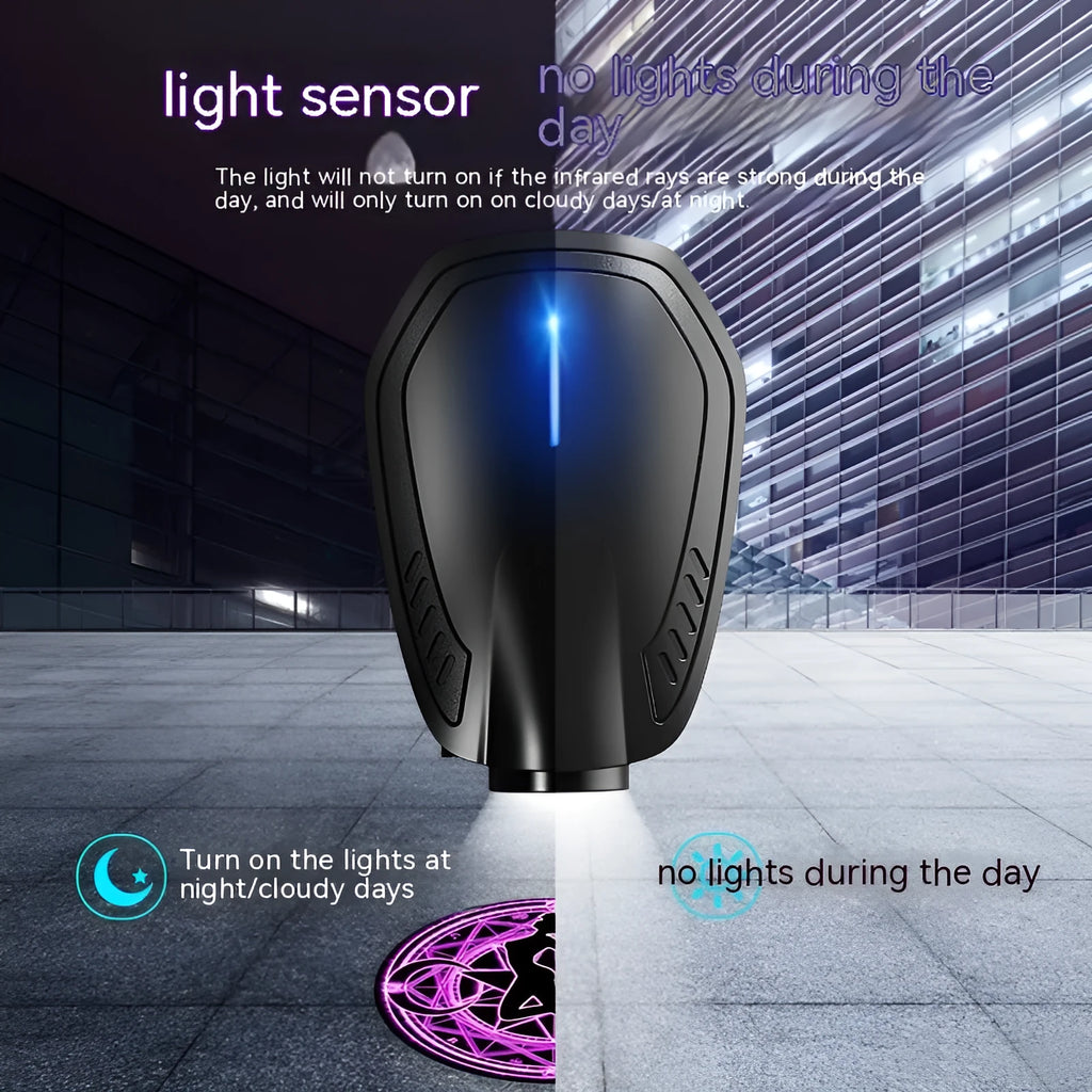 Bright Black car interior laser projector ambient light with USB power cable