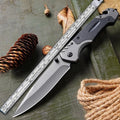 Alloy folding knife with 115mm handle, available in 225mm and 226mm lengths